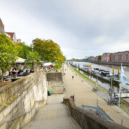 Apartment Immostay G#3 Zentrales Mit Balkonblick Bremen