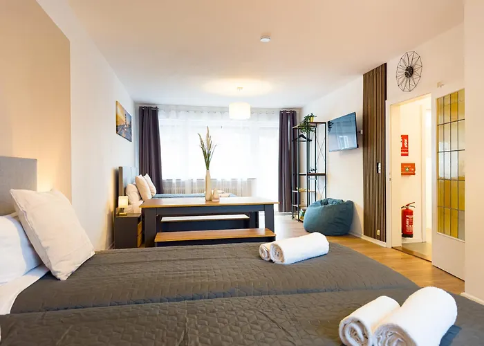 Immostay G#3 Zentrales Mit Balkonblick Lägenhet *